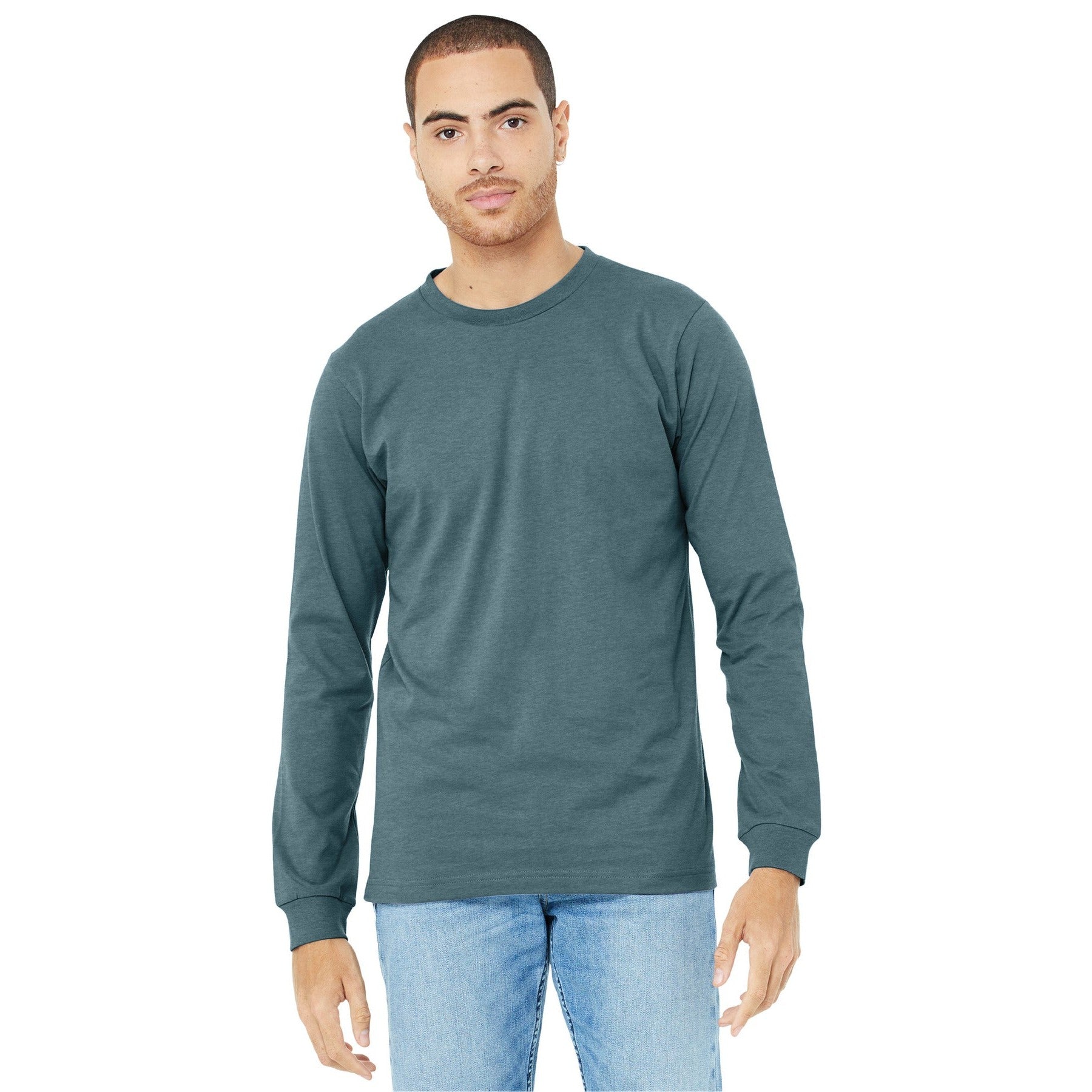 Bella + Canvas-BELLA+CANVAS® Unisex Heather CVC Long Sleeve Tee BC3501CVC-MedTech-10